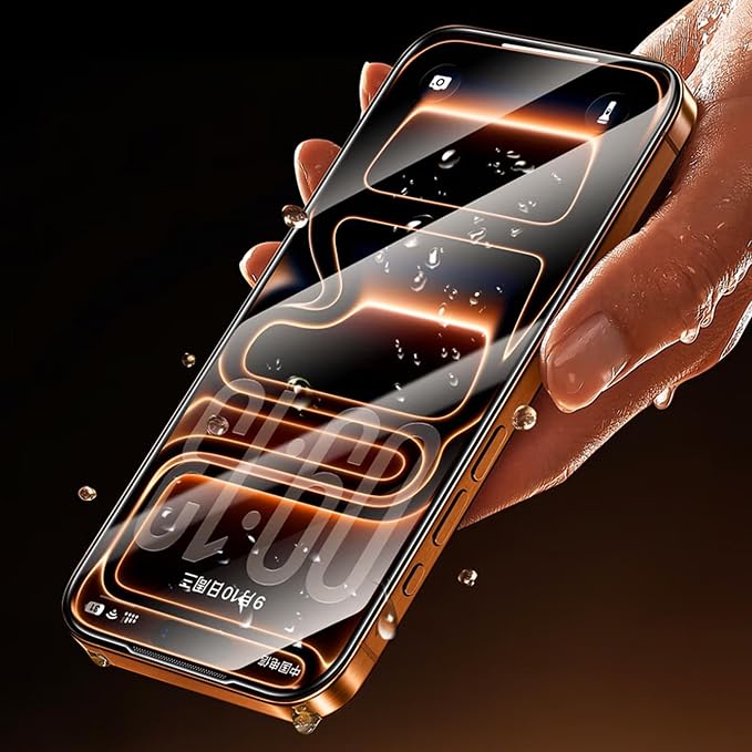 16 Pro Screen ProtectorAuto-Dust Removal Compartment With IPhone 16 Pro Screen Protector with Dust Free Chamber [Zero Bubble] 9H+Tempered Glass Films Shockproof (16 Pro)