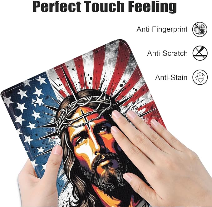 Case for Samsung Galaxy Tab S10 Plus 2024/ S9 Plus/ S9 FE Plus 5G 12.4 Inch 2023 Premium PU Leather Stand Folio Cover with Auto Sleep/Wake Abstract Colorful Dog