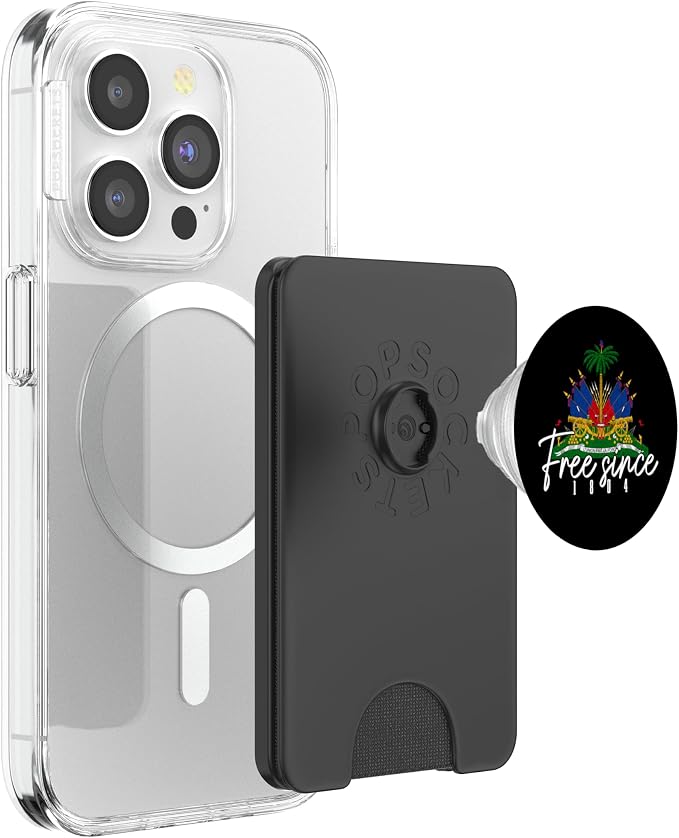 Haiti Haitian Flag Caribbean Souvenir PopSockets PopGrip for MagSafe