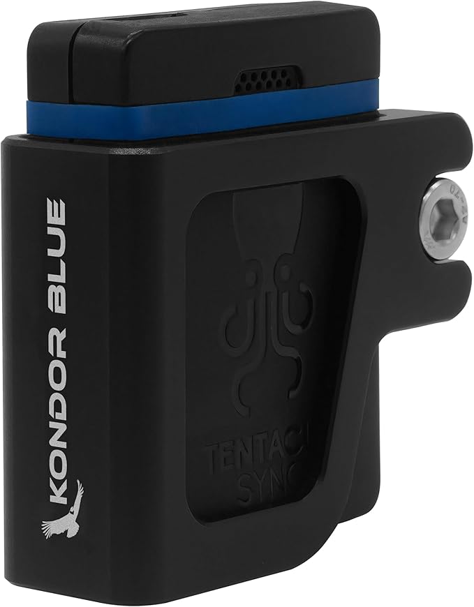 KONDOR BLUE | Tentacle Sync E Mount, Built-in Mini QR Plate, 2 x 1/4 20 Mounts | Raven Black