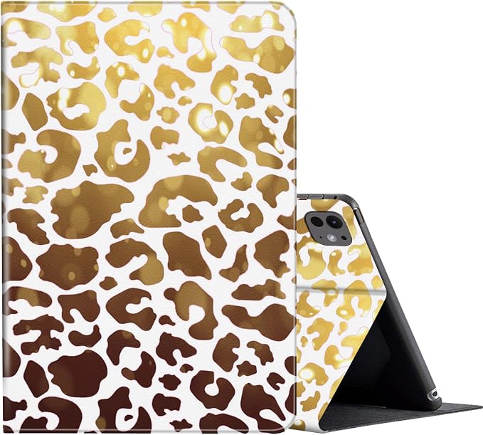 FUYOCWE for iPad Pro 13 Inch Case (M47th Generation2024 Model A2925A2926A3007)PU Leather Slim Folding Stand Case for iPad 13 7th GenAuto Sleep Wake Cover -A Dream Catcher Wolf