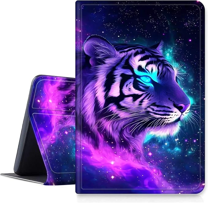 DIGTIALLL Case for Amazon Kindle Fire 7 Inch Tablet (9th/7th/5th Generation 2019/2017/2015 Release) PU Leather Smart Protective Cover with Auto Sleep/WakeBeach Palm Trees