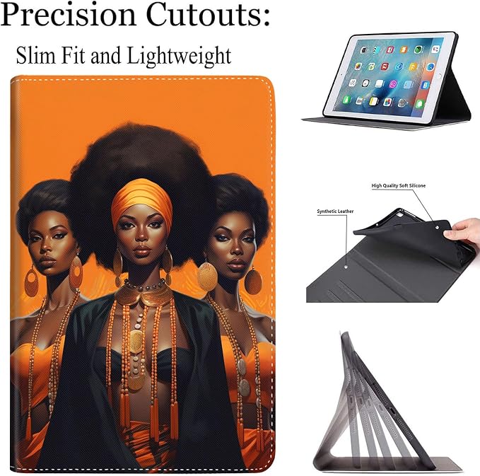 Case for Samsung Galaxy Tab S10 FE Plus 5G Multi-Angle Stand Smart Cover Shockproof with Auto Wake/Sleep for Galaxy Tab S10 FE+ 13.1 Inch (SM-X620/SM-X626B) 2025 Magic Mushrooms Fungus