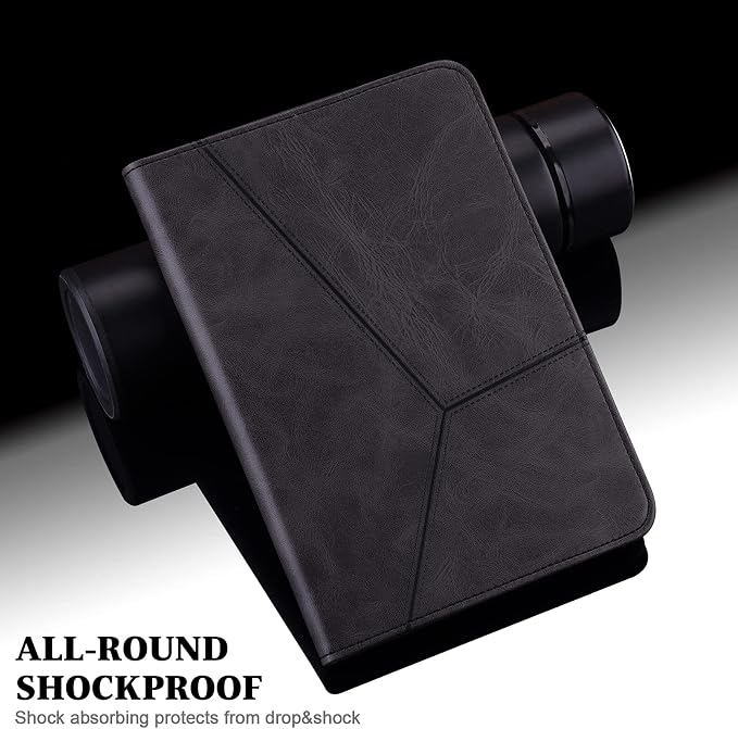 ALILANG Case for Samsung Galaxy Tab A 10.1 Inch 2019 (SM-T510/T515) with Pen Holder &amp Multiple Viewing Angles Smart PU Leather Cover for Samsung Tab A 10.1 Case 2019-Black