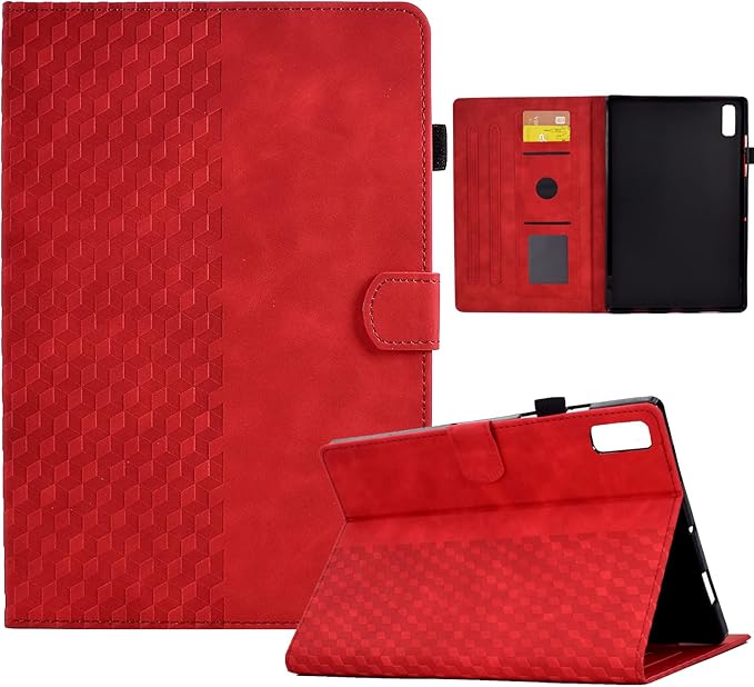 Case for Lenovo Tab M11/Tab K11 LTE 11 2024 Cover (Model:TB330FU) Magnetic PU Leather Folio Adjustable Stand Case Foldable Card Holder Multi-Angle Lenovo Tab M11Black