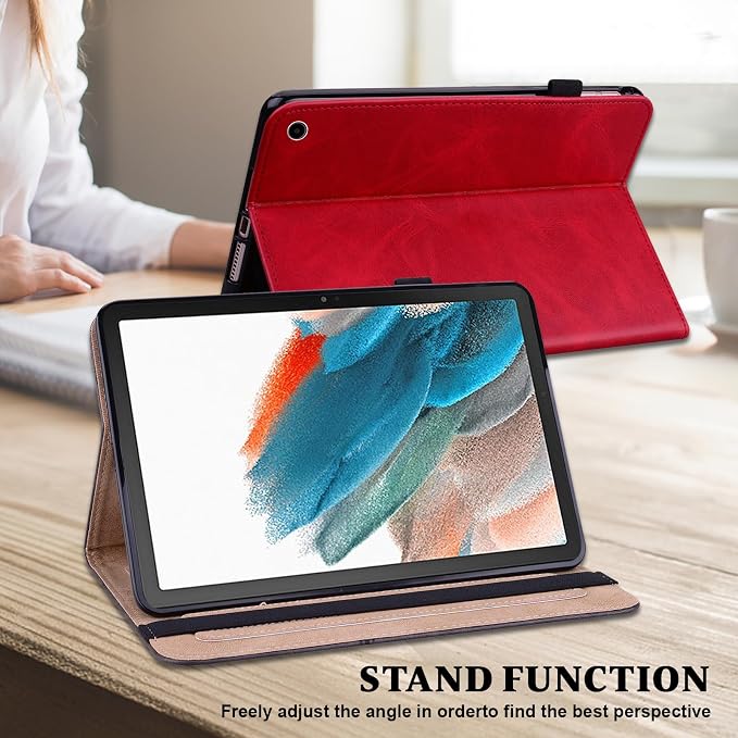 Case for Amazon Kindle Fire Max 11 Case (13th Generation 2023 Release) 11PU Leather Folio Stand Stylish Solid Color Stripe Stand Cover for Fire 11 Tablet - Black