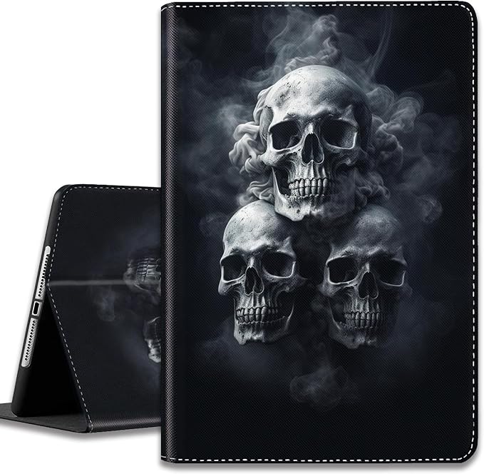 Case for iPad (A16) 11th Generation 11 Inch 2025 / iPad 10th Generation 10.9 Inch 2022 Ultra-Thin Multi-Angle Protective Cover with Auto Sleep/Wake A Dark Horse