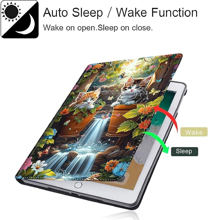 Case for New iPad (A16) 11th Generation 11 Inch 2025for iPad 10th Generation 2022 10.9 Inch Multi-Angle Stand Smart Cover Shockproof with Auto Wake/Sleep ，Starry Sky