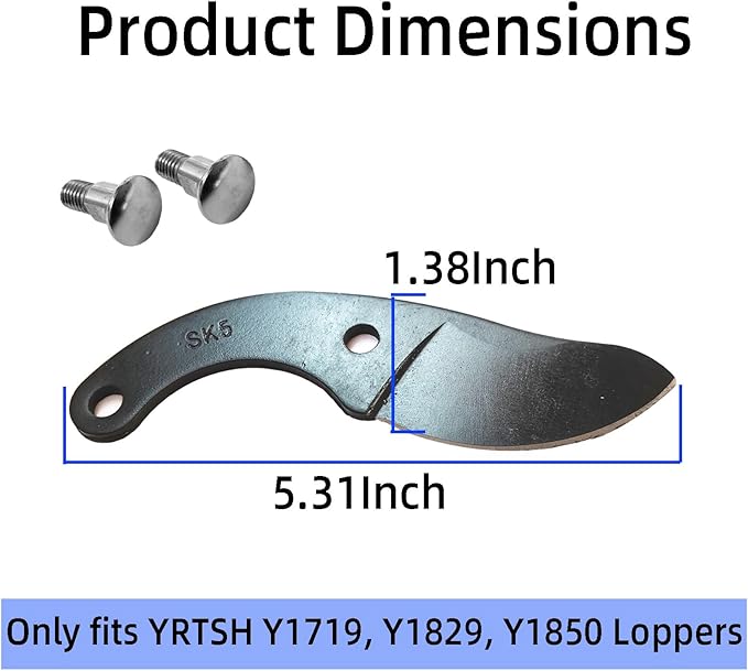 Lopper Compound Action Loppers Replacement Blade A1719 Only Fits YRTSH Y1719, Y1829, Y1850 Loppers