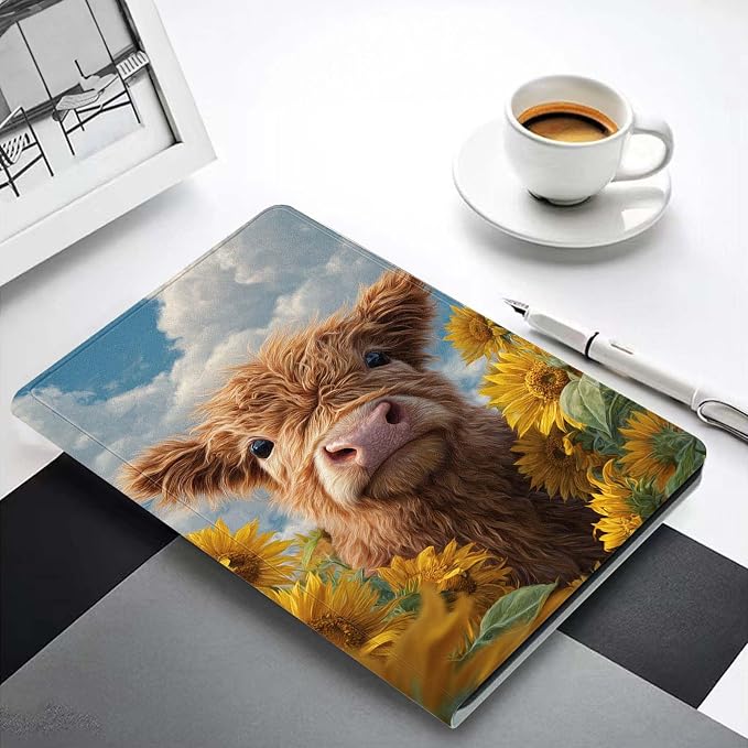 Case for iPad 9th/8th/7th Generation (2021/2020/2019) 10.2-inchSlim PU Leather Cover Adjustable Stand Auto Wake/SleepAurora Over Mountains
