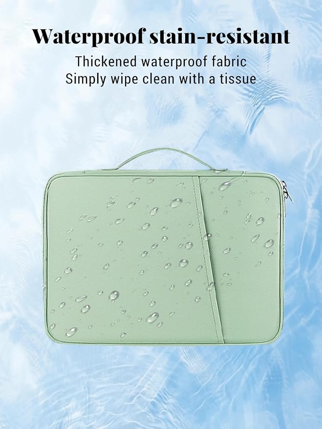 for XPPen Magic Drawing Pad 12.2 Inch Tablet Sleeve Carrying Case with Handle Water-Resistant Double-Layer Design Black