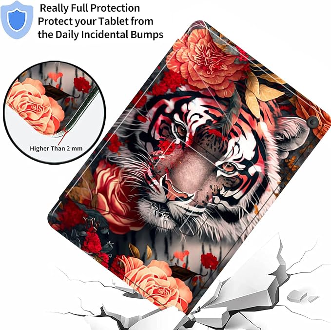 Case for Samsung Galaxy Tab A9 8.7-Inch 2023360 Degree Rotating Multi-Angle Viewing Protective Cover with Auto Sleep/Wake-Blue Butterfly
