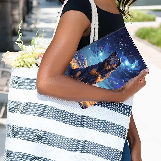 Case for iPad (A16) 11th Generation 11 Inch (2025) iPad 10th Generation 10.9 Inch (2022)，Slim Fit Foldable Standing Cover Case with Auto Sleep/Wake ，Moth Moon