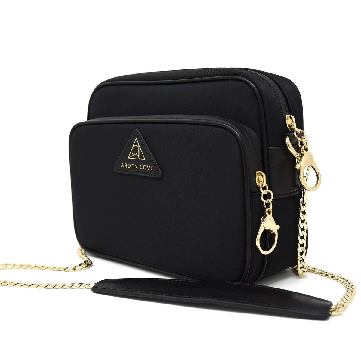 Arden Cove Full Anti-Theft Waterproof Cross-Body Bag (23" Drop Length, Black)