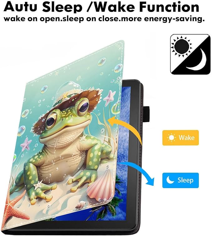 Case for Amazon Kindle Fire HD 8/Fire HD 8 Plus Tablet (12th/10th Generation 2024/2022/2020 Release) Slim PU Leather Cover with Card Slot &amp Auto Wake/Sleep African American Women