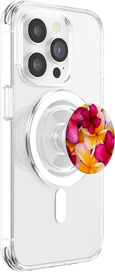 Plumeria Flower Pretty Garden Hawaii Pop Socket Phone Holder PopSockets Adhesive PopGrip