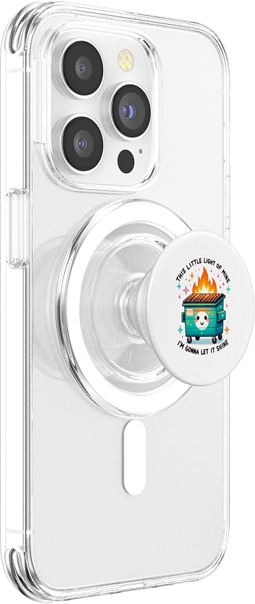 Snarky Dumpster Fire PopSockets Adhesive PopGrip