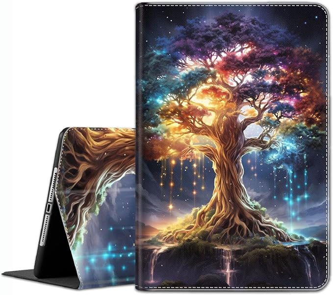 Case for iPad 10.2/10.5，iPad 9th/8th/7th Gen，for iPad 10.2 inch 2021/2020/2019/iPad Air 3rd Gen/Pro 10.5 - Slim Fit Standing Cover with Auto Sleep/Wake，Enchanted Forest 2