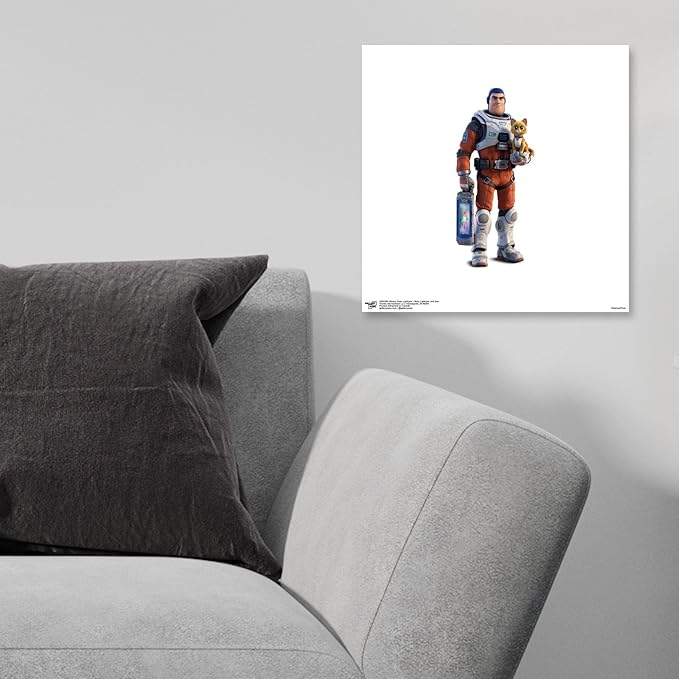 Trends International Gallery Pops Disney Pixar Lightyear - Buzz Lightyear and SOX Wall Art Wall Poster, 12" x 12", Unframed Version