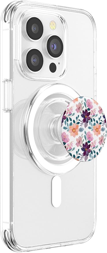 Colorful Watercolor Floral Flower Design PopSockets PopGrip: Swappable Grip for Phones &amp Tablets