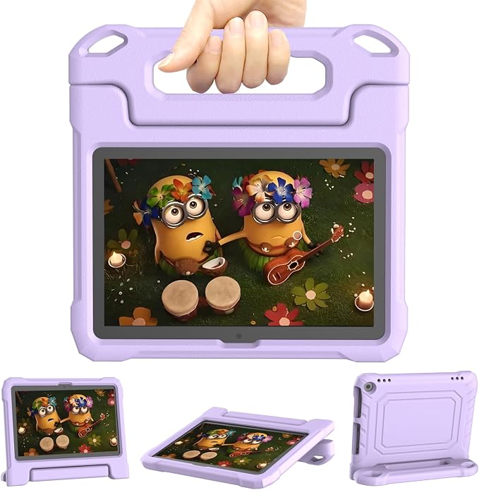 DJ&ampRPPQ Kids CaseEVA Strong Anti Drop is Suitable for 10 inch Tablet. Not Compatible with Ipad 10in Tablet Black