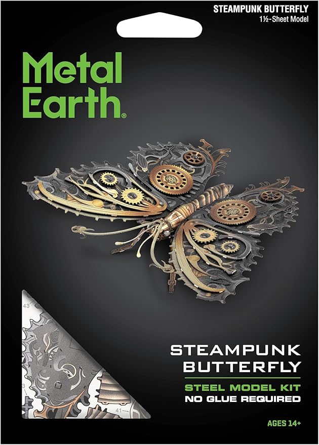 Metal Earth Steampunk Butterfly 3D Metal Model Kit Fascinations