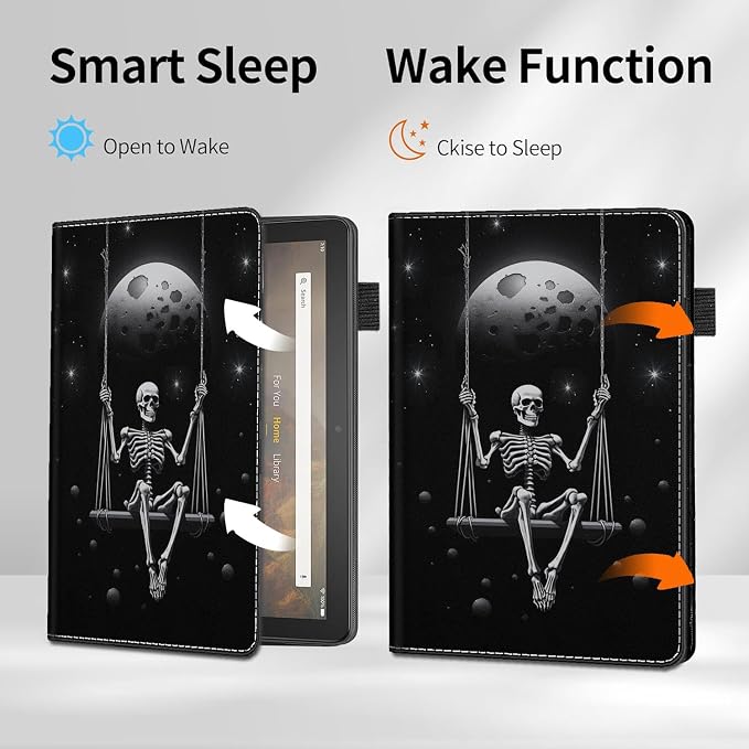 Case for Amazon Kindle Fire Max 11 Tablet (13th Generation 2023 Release) - Slim Fit Standing Cover with Auto Sleep/Wake for All-New Fire 11 Max Tablet，Enchanted Forest 2