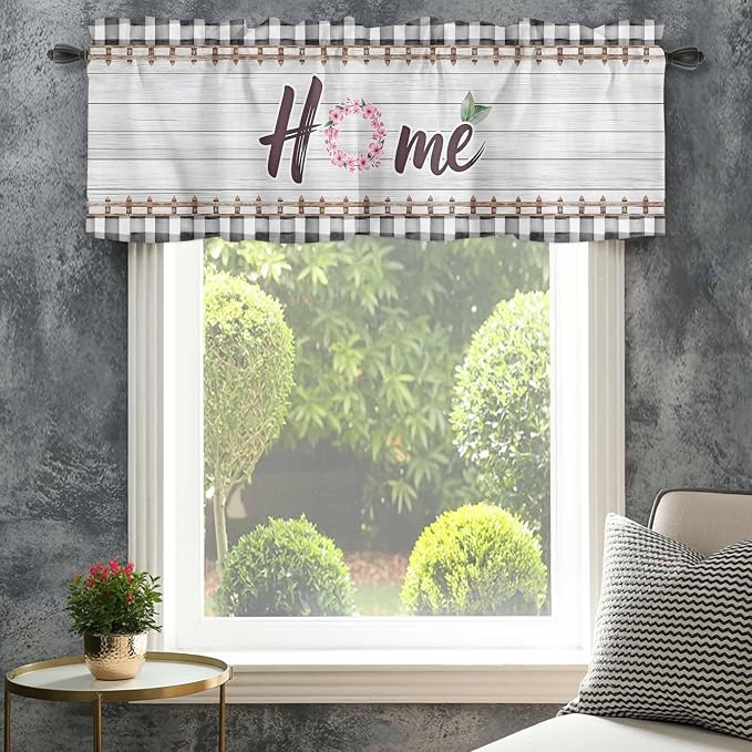 Spring Flowers Curtain Valances