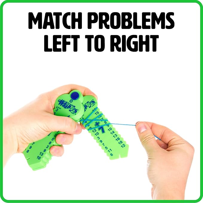 Learning Wrap-Ups Addition Keys - Self Correcting Math Tool for Kids Grade Level K-3