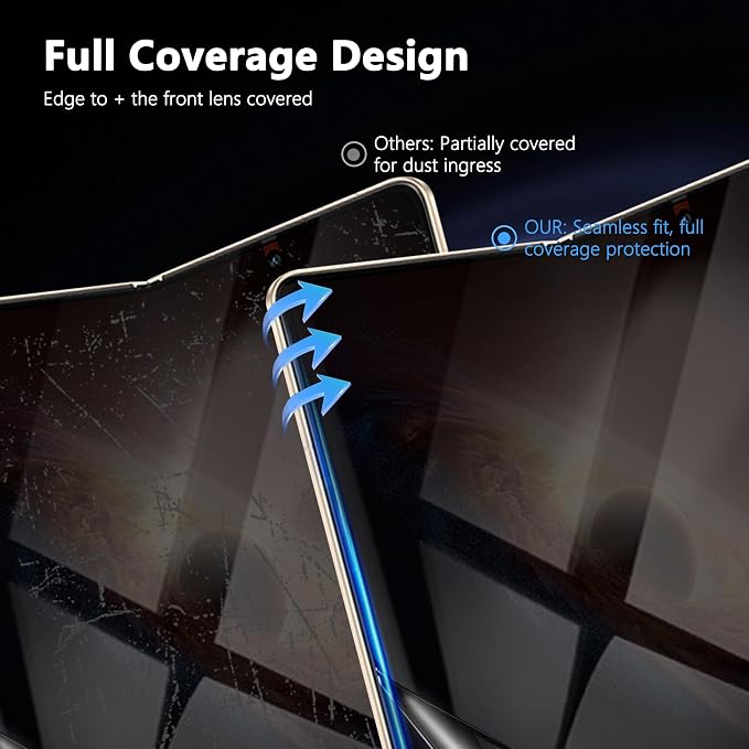 for iPhone 17 Pro Max Back Screen Protector Flexible Film Not Glass with Camera Lens Protector 2+2 Pack Self-Healing Anti Scratch HD Clear Soft TPU Protective Hydrogel Film