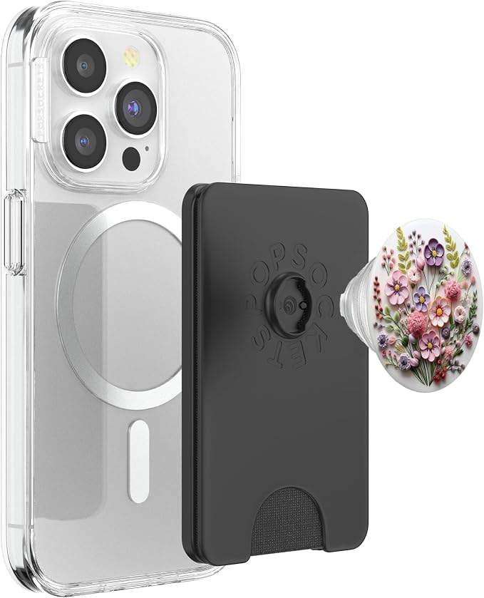 Mixed Flower Bouquet Floral Pattern PopSockets Adhesive PopGrip
