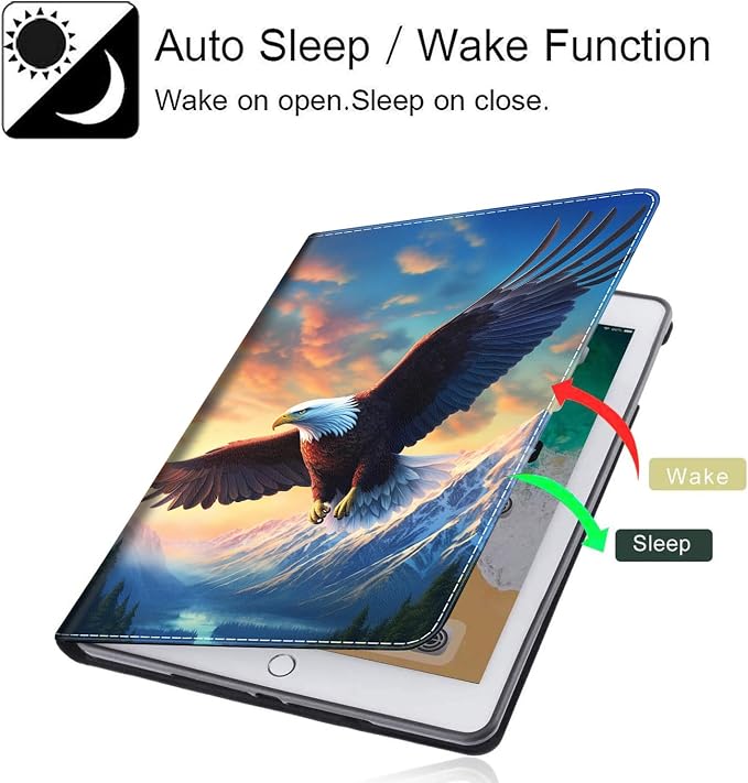 Case for 7 All-New Kindle Paperwhite 12th Gen 2024 &amp Kindle Colorsoft Signature Edition (2024 Release) PU Leather Folio Cover with Auto Wake/Sleep ，Blue Dragon