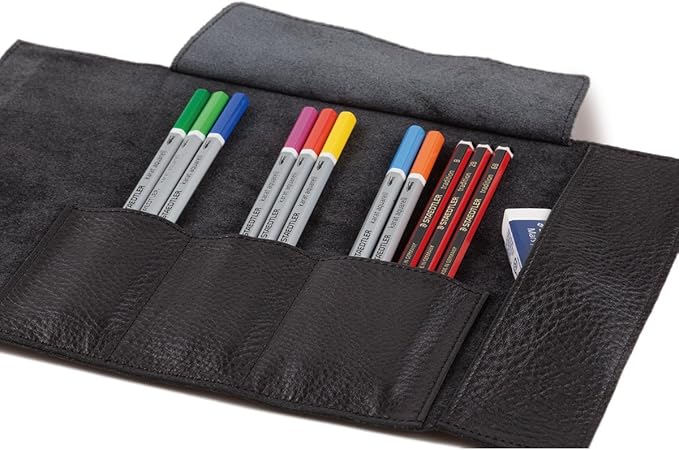 Staedtler Pencil Case Leather Pencil Case Black 900 LC-BK