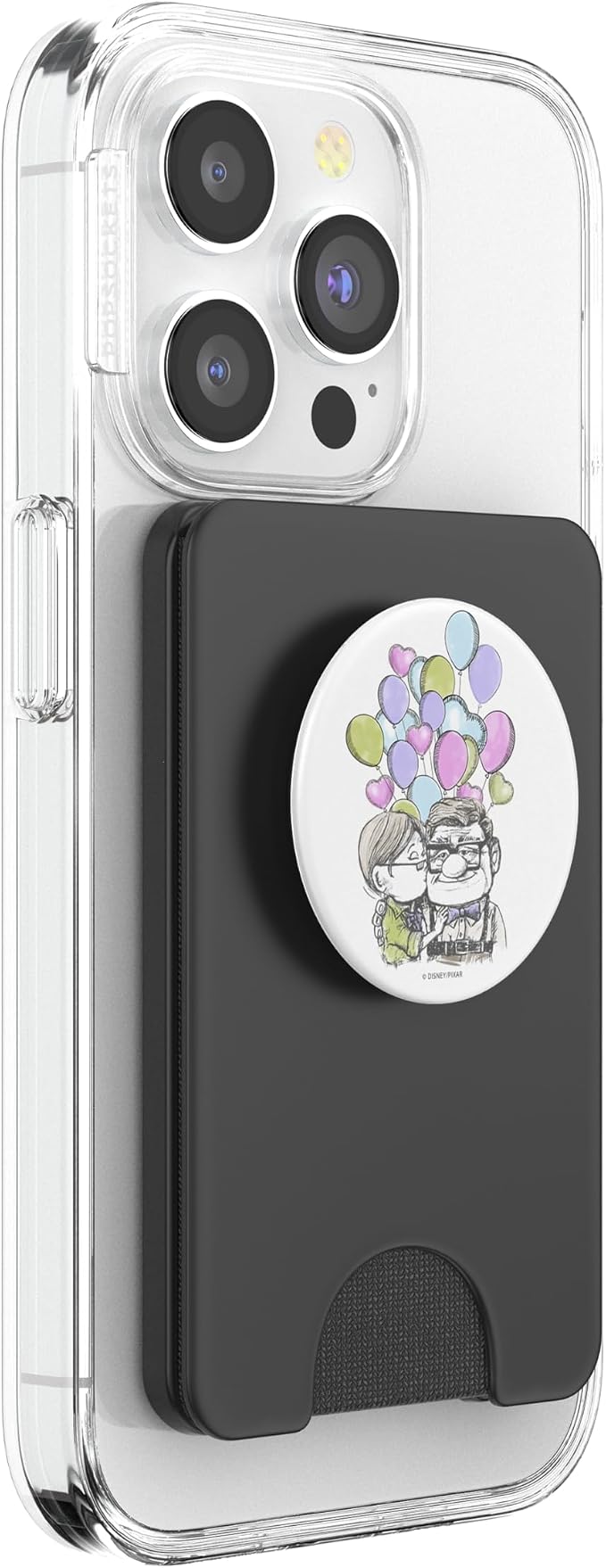 Disney Pixar Up Carl Ellie Kiss with Balloons PopSockets Adhesive PopGrip