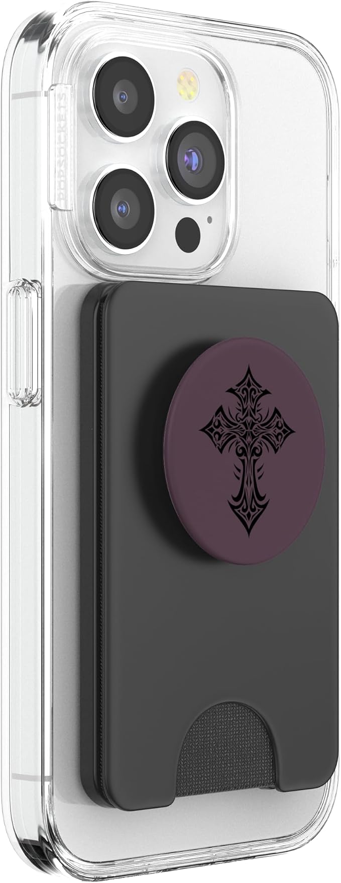 Gothic Aesthetic Grunge Cross Gothic Emo PopSockets PopWallet for MagSafe