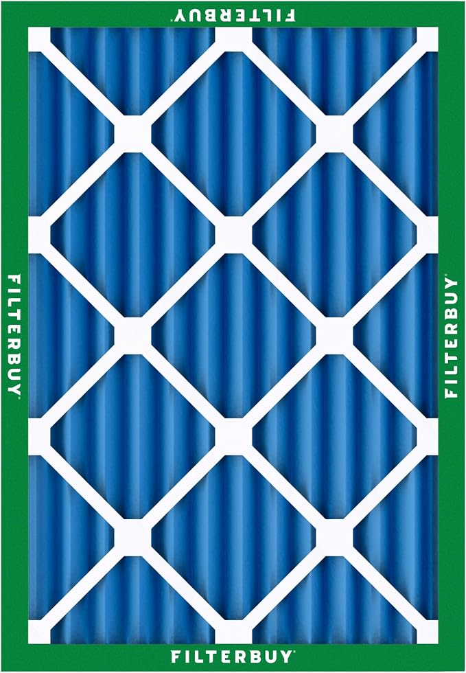 Filterbuy 16x20x2 Air Filter MERV 13 Optimal Smoke & Allergy Defense,