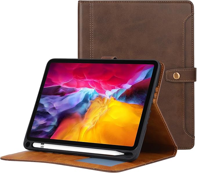 Case for iPad 9/8/7 Gen Case(2021/2020/2019)- Shockproof Cover with Built-in Pencil Holder- Smart Auto Sleep/Wake - Perfect for Students at Home/School-Pink