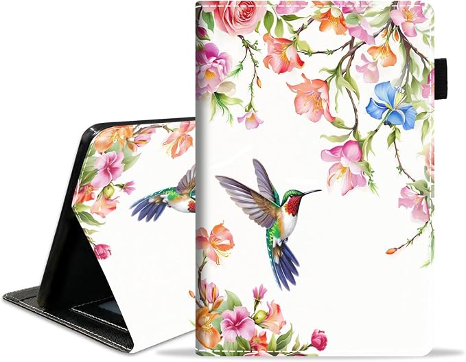 Case for Amazon Kindle Fire HD 10 &amp 10 Plus Tablet 10.1 (13th/11th Generation 2023/2021 Release) - PU Leather Folio Case with Smart Auto Wake/Sleep American Flag Camo