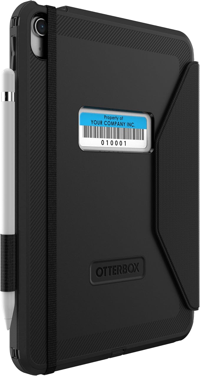 OtterBox Defender Series for Business W/Folio for iPad 10th Gen (ONLY) - Black (Non-Retail Packaging)