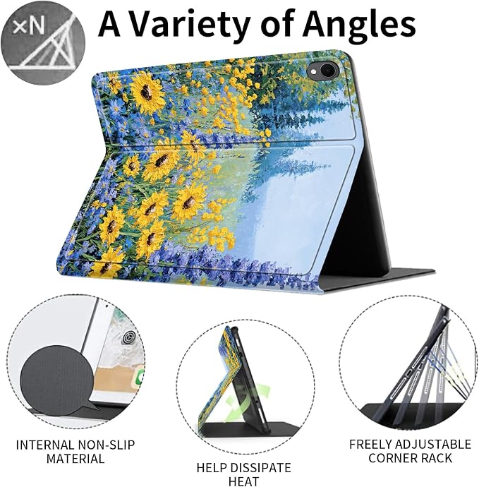 Case for iPad (A16) 11th Generation 11 Inch (2025)/ iPad 10th Generation 10.9 inch 2022Slim PU Leather Smart Cases Covers with Auto Wake/Sleep-Beast Roared