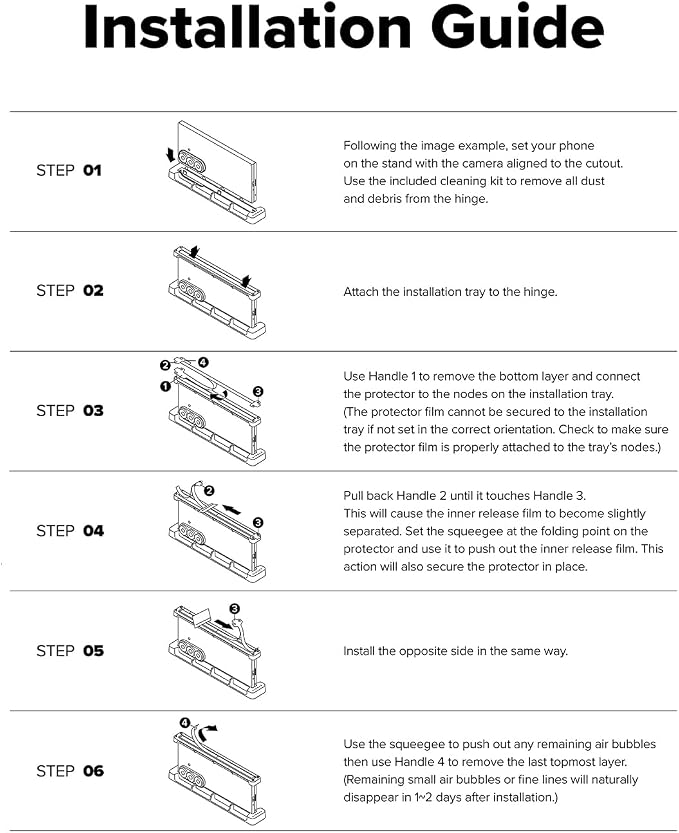 Ringke for Samsung Galaxy Z Fold 7 Hinge Protector [Hinge Dual Easy Pro] | 2 Pack Adhesive TPU Film for Curved Surface Easy Installation Not Screen Protector