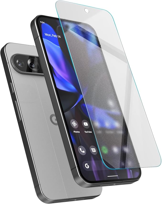 magglass for Google Pixel 9 Pro XL Screen Protector (Fingerprint Compatible) with Easy Install Applicator Full Coverage HD Tempered Glass &amp Camera Lens Protector (6.8)