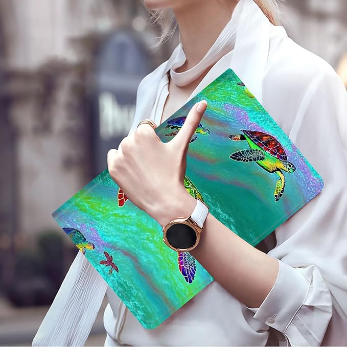 FUYOCWE for iPad Pro 13 Inch Case (M47th Generation2024 Model A2925A2926A3007)PU Leather Slim Folding Stand Case for iPad 13 7th GenAuto Sleep Wake Cover -A Dream Catcher Wolf