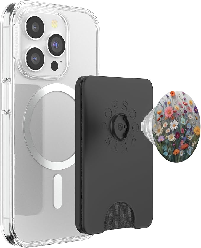 Blooming Flowers Mixed Flower Bouquet PopSockets PopGrip for MagSafe
