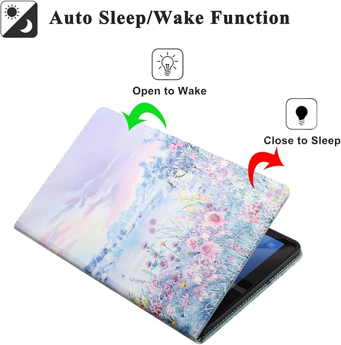 Case for Amazon Fire Max 11 Tablet (13th Generation 2023 Release) Auto Wake/Sleep Premium PU Leather Folding Stand Cover with Pen Holder &amp Multiple Viewing Angles - Beach