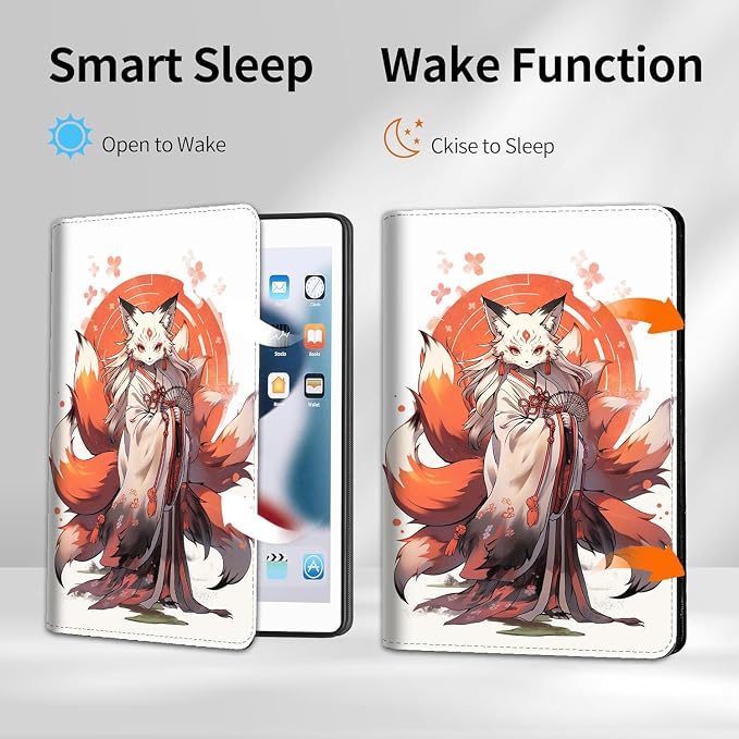 Case for iPad 10.2/10.5，iPad 9th/8th/7th Gen，for iPad 10.2 inch 2021/2020/2019/iPad Air 3rd Gen/Pro 10.5 - Slim Fit Standing Cover with Auto Sleep/Wake，Frog Playing Guitar