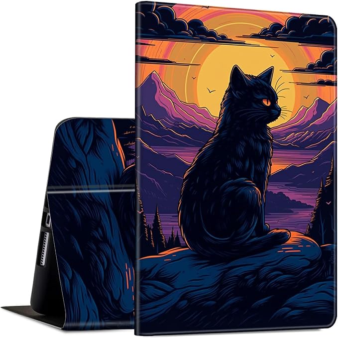 Slim Case for Amazon Kindle Fire Max 11 Case (13th Generation 2023 Release) 11 PU Leather Folio Stand Adjustable Smart Cover with Auto Wake/Sleep for Kindle Fire 11 TabletA American Flag Skull