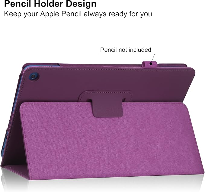 Case for T-Mobile REVVL Tab 2 5G 10.1 Inch Tablet 2025 Released - Lightweight Folio PU Leather Cover with 1 Random Stylus (Galaxy)