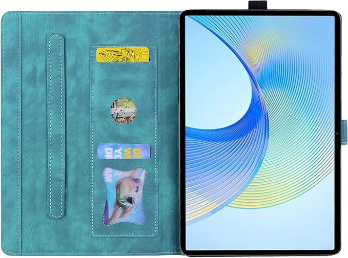 Case for Honor MagicPad 3 Pro 12.3 12.3 2026Multi-Angle Viewing PU Leather Folio Stand Cover with Pencil HolderShockproof Protective Case for Honor MagicPad 3 Pro 12.3 2026Rose Red
