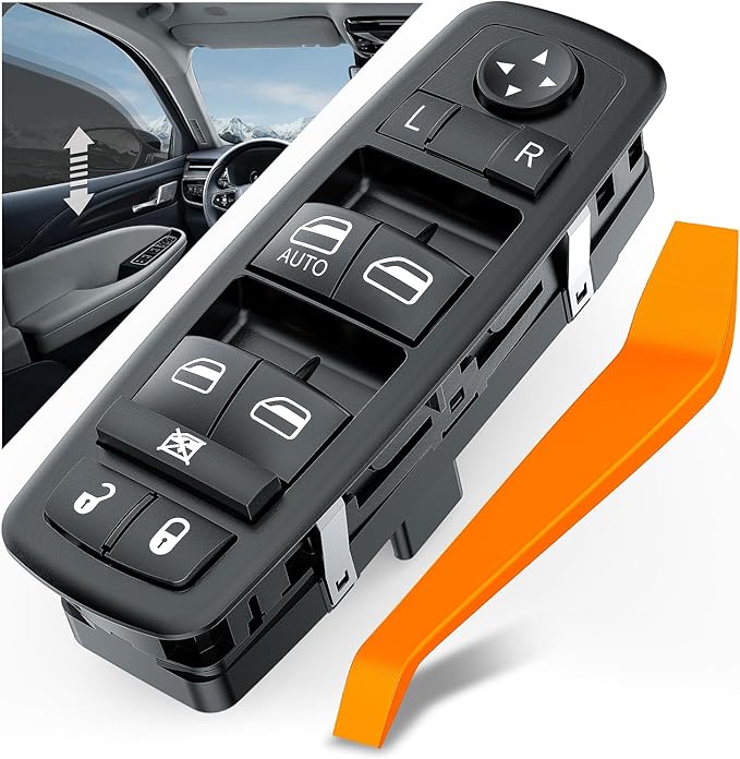 Nilight Power Master Window Switch Compatible with 2008 2009 2010 2011 2012 Jeep Liberty 2008-2012 Dodge Nitro 2009-2010 Dodge Journey Replacement Control Button Windows Switches